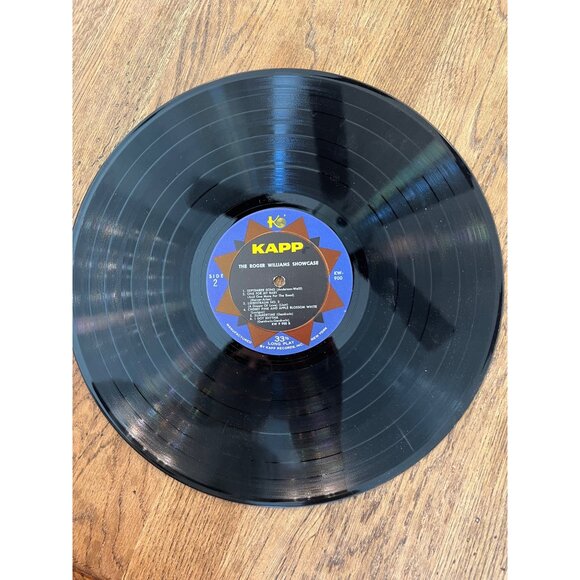 The Roger Williams Showcase Vinyl Record 33 1/3 RPM Kapp Records KW-900 Album - Picture 2 of 5